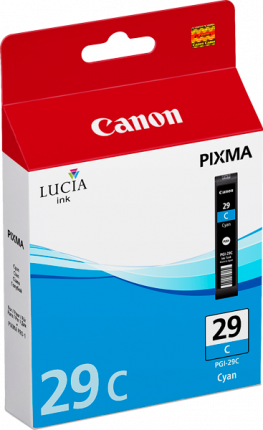 Canon PGI29 Cyan Ink Tank - 230 pages - Out Of Ink