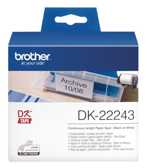 Brother DK22243 White Roll - Out Of Ink