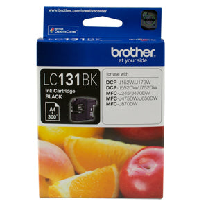Brother LC131 Black Ink Cart - Out Of Ink