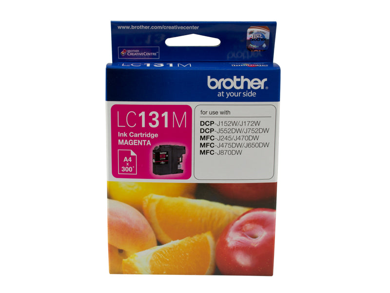 Brother LC131 Magenta Ink Cart - Out Of Ink