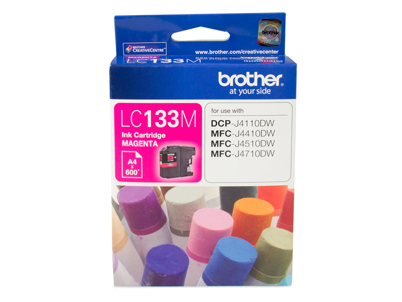 Brother LC133 Magenta Ink Cartridge - up to 600 pages - Out Of Ink