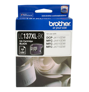 Brother LC137XL Black Ink Cartridge - up to 1200 pages - Out Of Ink