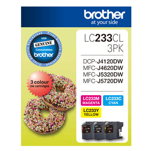 Brother LC233 CMY Colour Pack - Out Of Ink