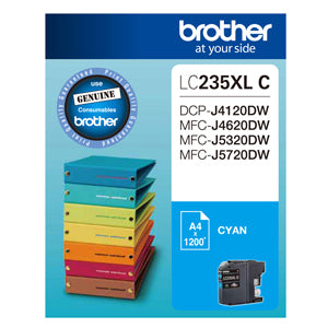 Brother LC235XL Cyan Ink Cart - Out Of Ink