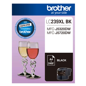 Brother LC239XL Black Ink Cart - Out Of Ink