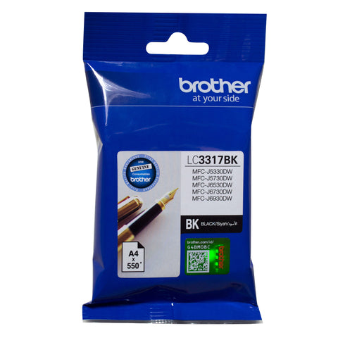 Brother LC3317 Black Ink Cart - Out Of Ink