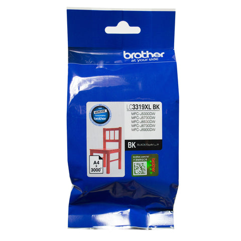 Brother LC3319XL Blk Ink Cart - Out Of Ink