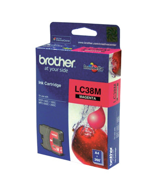 Brother LC-38M Magenta Ink Cartridge - 260 pages - Out Of Ink