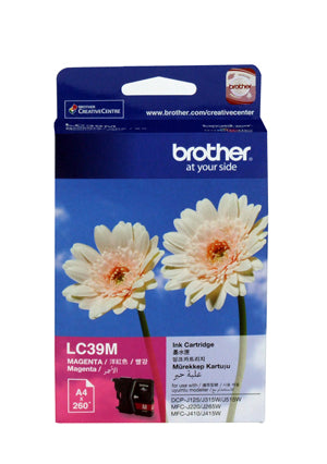 Brother LC-39M Magenta Ink Cartridge - 260 pages - Out Of Ink