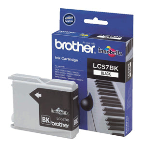 Brother LC-57BK Black Ink Cartridge - up to 500 pages - Out Of Ink