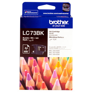 Brother LC-73BK Black Ink Cartridge - 600 pages - Out Of Ink