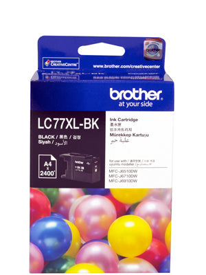 Brother LC77XL Black Ink Cartridge - 2,400 pages - Out Of Ink