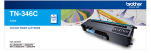 Brother TN346 Cyan Toner Cart - Out Of Ink