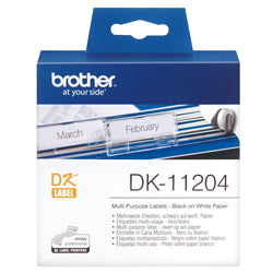 Brother DK11204 White Label - 17mm 54mm - 400 per roll - Out Of Ink