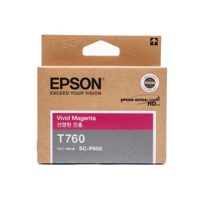 Epson T760 Vivid Magenta Ink - Out Of Ink