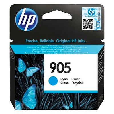 HP #905 Cyan Ink Cart T6L89AA - Out Of Ink