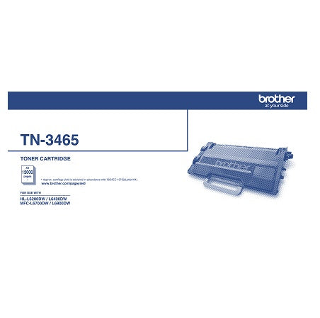 Brother TN3465 Black Toner - Out Of Ink