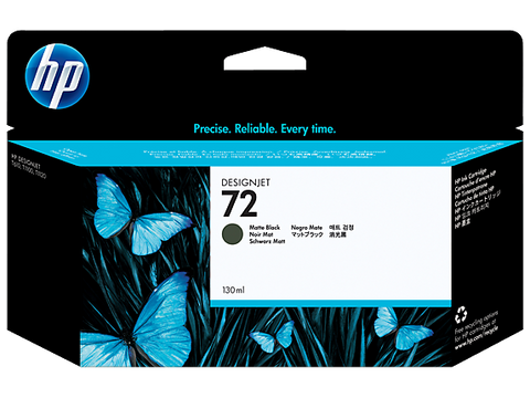 HP No.72 Matte Black Cartridge - Out Of Ink