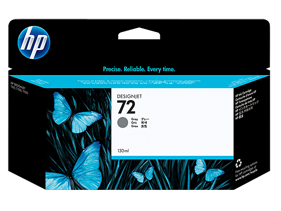 HP No.72 Photo Grey Cartridge - Out Of Ink