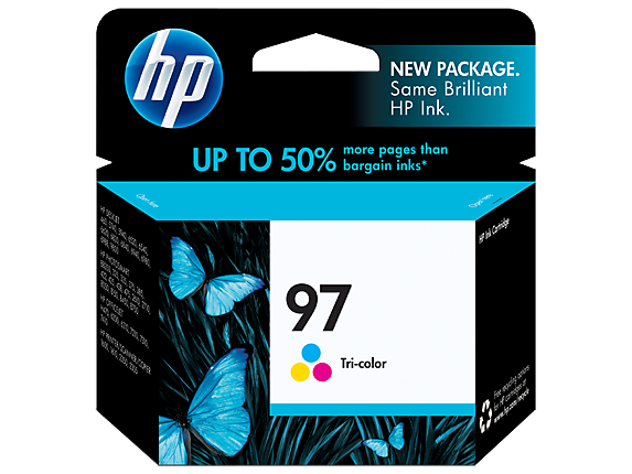 HP No.97 Colour Ink Cartridge - 14ml - 450 pages - Out Of Ink