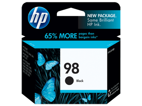 HP No.98 Black Ink Cartridge - 400 pages - Out Of Ink