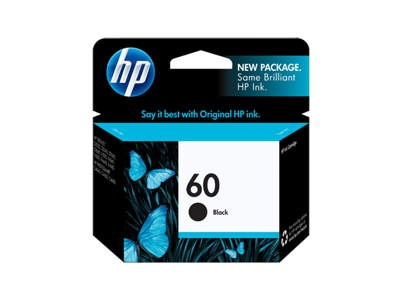 HP No.60 Black ink Cartridge - 200 pages - Out Of Ink
