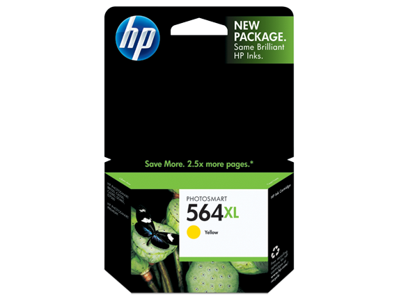 HP No.564XL Yellow Ink Cartridge - 750 pages - Out Of Ink