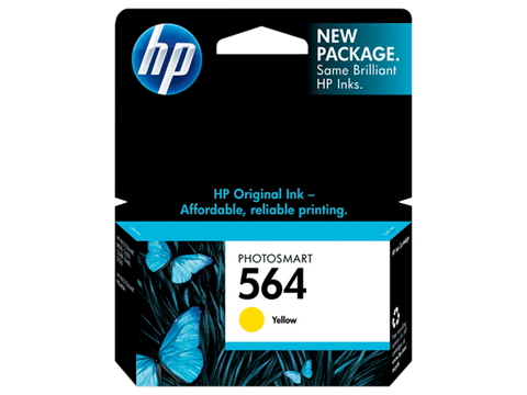 HP No.564 Yellow Ink Cartridge - 300 pages - Out Of Ink