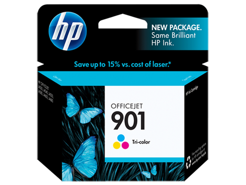 HP No.901 Colour Ink Cartridge - 360 pages - Out Of Ink