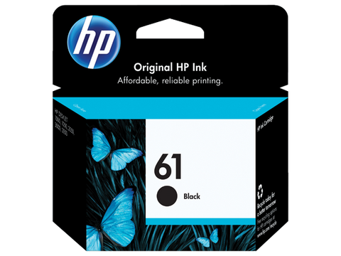 HP No.61 Black ink Cartridge - 190 pages - Out Of Ink