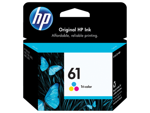 HP No.61 Colour ink Cartridge - 165 pages - Out Of Ink