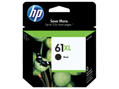 HP No.61 Black XL ink Cartridge - 480 pages - Out Of Ink