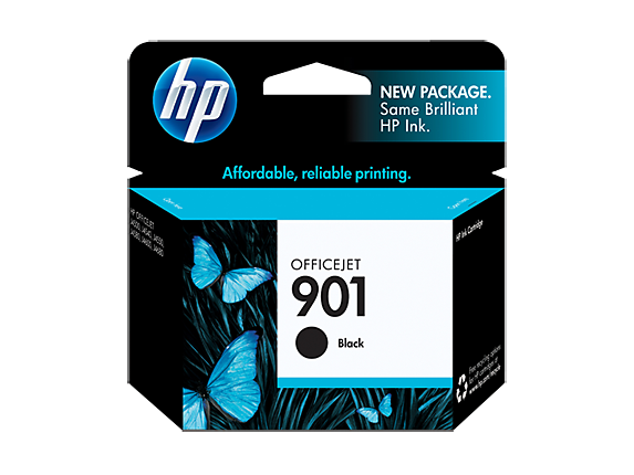 HP No.901 Black Ink Cartridge - 200 pages - Out Of Ink