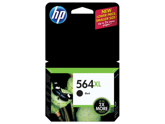 HP No.564XL Black Ink Cartridge - 550 pages - Out Of Ink