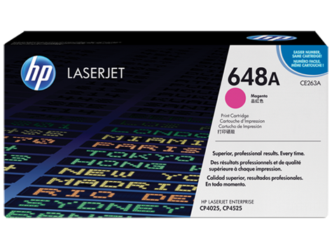 HP CE263A Magenta Toner Cartridge - 11,000 pages - Out Of Ink