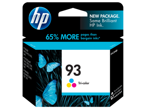 HP No.93 Colour Ink Cartridge - 160 pages - Out Of Ink