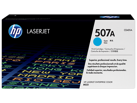 HP 507A Cyan Toner Cartridge - 6,000 pages - Out Of Ink