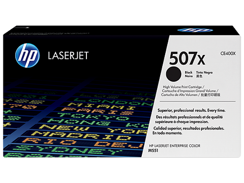 HP 507X Black Toner Cartridge - 11,000 pages - Out Of Ink