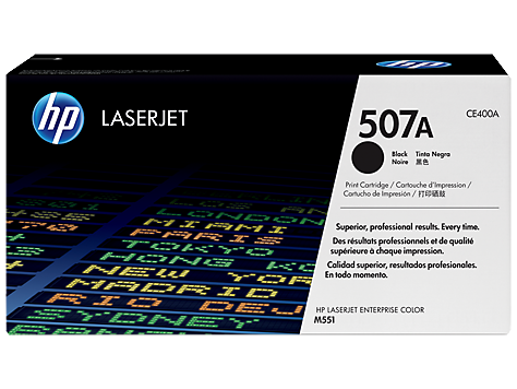 HP 507A Black Toner Cartridge - 5,500 pages - Out Of Ink