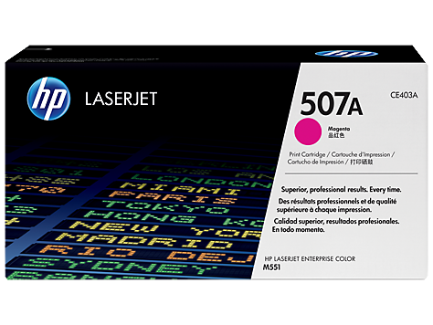 HP 507A Magenta Toner Cartridge - 6,000 pages - Out Of Ink
