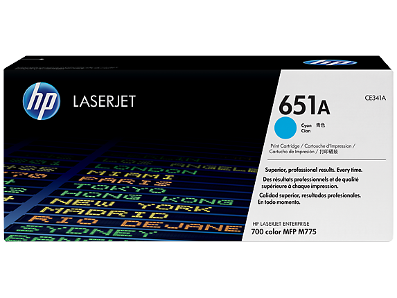 HP 651A Cyan Toner Cartridge - 16,000 pages - Out Of Ink