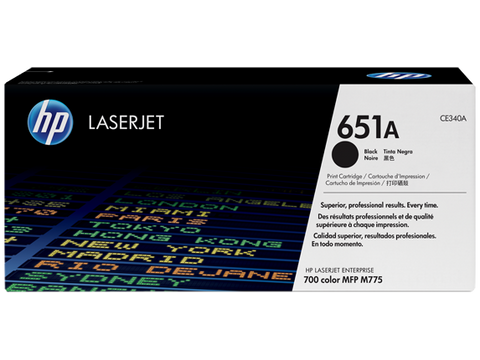 HP 651A Black Toner Cartridge - 13,500 pages - Out Of Ink