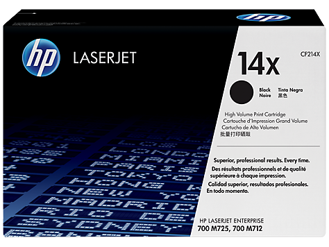 HP No.14X High Yield Toner Cartridge - 17,500 pages - Out Of Ink