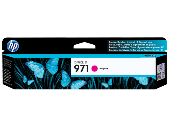 HP No. 971 Magenta Ink Cartridge - 2,500 pages - Out Of Ink