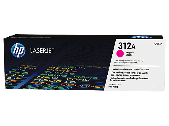 HP #312A Magenta Toner CF383A - Out Of Ink