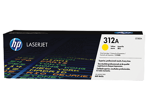 HP #312A Yellow Toner CF382A - Out Of Ink