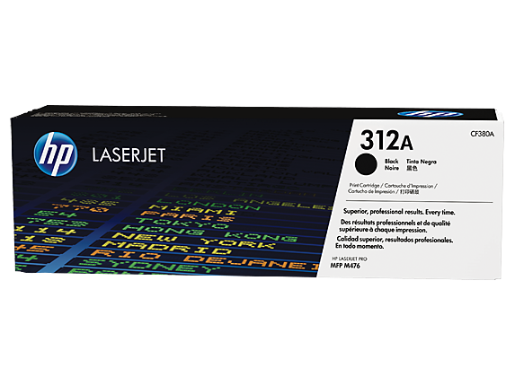 HP #312A Black Toner CF380A - Out Of Ink