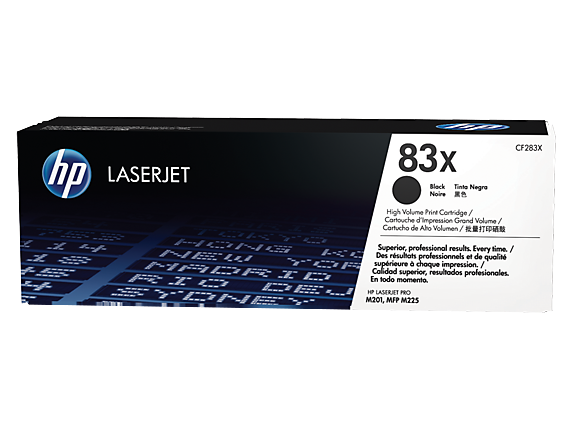 HP 83X Black Toner CF283X - Out Of Ink