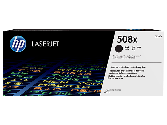 HP #508X Black Toner CF360X - Out Of Ink