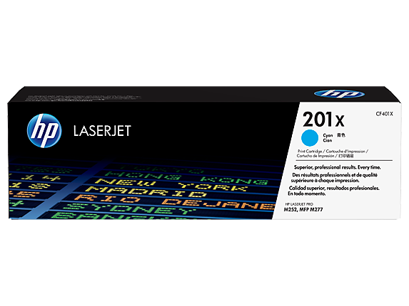HP 201X Cyan Toner - 2,300 pages - Out Of Ink